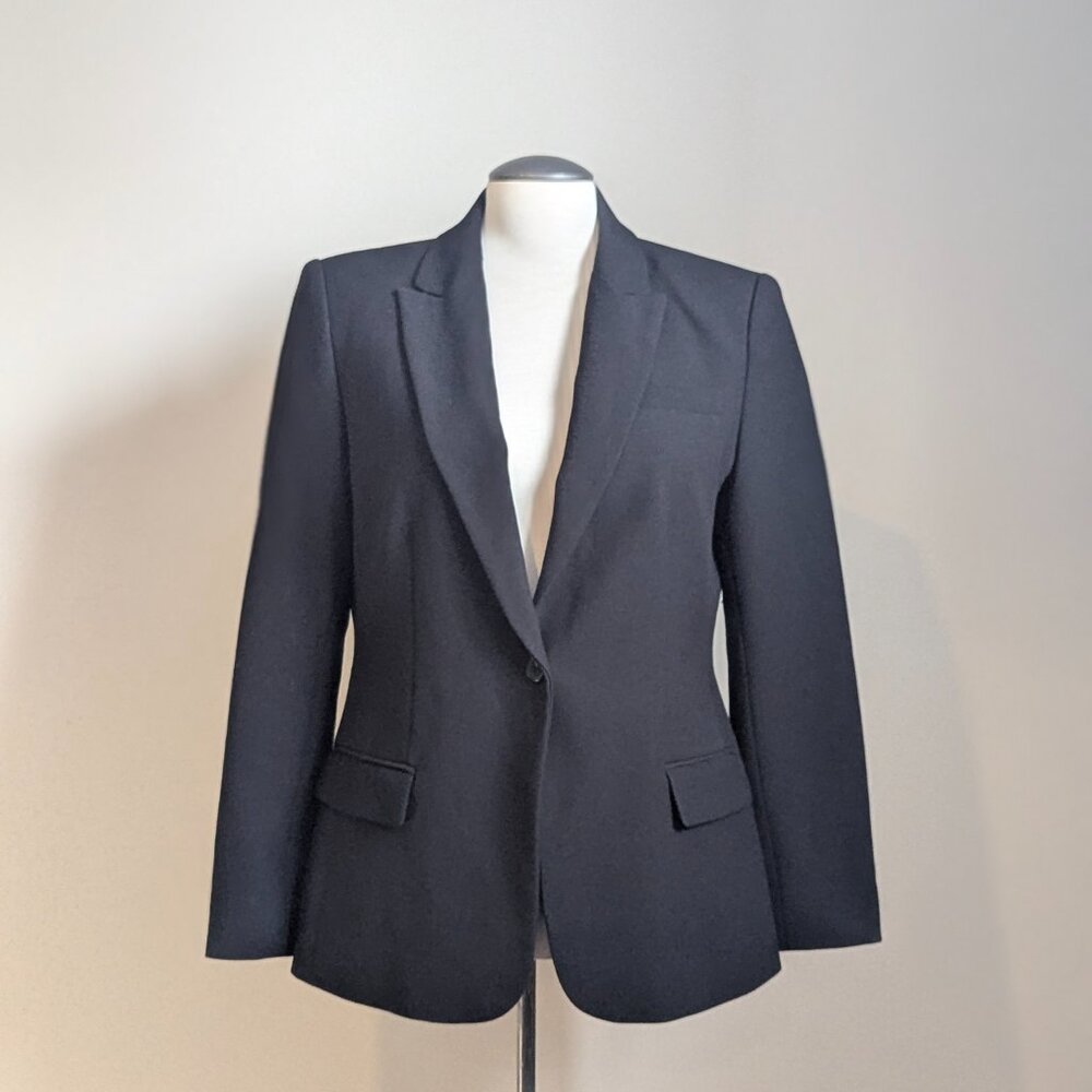 Vince Camuto Black Tailored Blazer  Office 10 Large Workwear Paisley Jacket